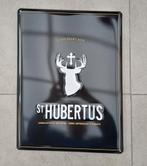 Metalen reclamebord van St. Hubertus, Overige merken, Reclamebord, Plaat of Schild, Zo goed als nieuw, Ophalen