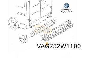 Volkswagen LT (10/96-7/06) Achterbumper (met opstap) (B41 sa beschikbaar voor biedingen