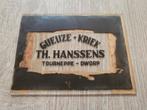 Glasplaatje Gueuze Th. Hanssens Tourneppe Dworp, Ophalen of Verzenden, Gebruikt
