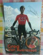 Gesigneerde kaart van Greg van Avermaet., Sport en Fitness, Verzenden, Nieuw