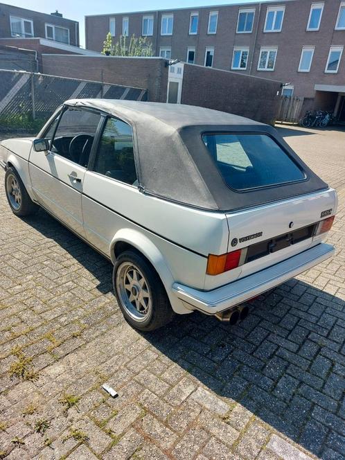 VW GOLF Cabriolet 1800, Auto's, Oldtimers, Particulier, Radio, Volkswagen, Benzine, Cabriolet, 2 deurs, Handgeschakeld, Wit, Zwart
