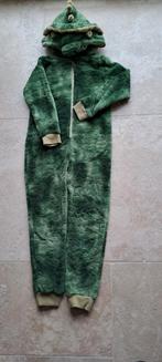 Carnavals pak, krokodil zachtgroen fleece maat 134, van JBC., Enlèvement, Comme neuf, 134 à 140, Garçon ou Fille