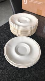 12 ondertassen Staffordshire voor 0,5e, Antiek en Kunst, Ophalen of Verzenden