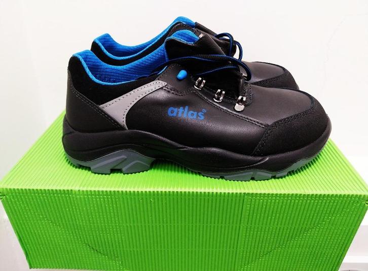 Chaussures de sécurité Atlas taille 39 - NEUVE dans la boîte, Vêtements | Hommes, Chaussures, Neuf, Chaussures de travail, Noir