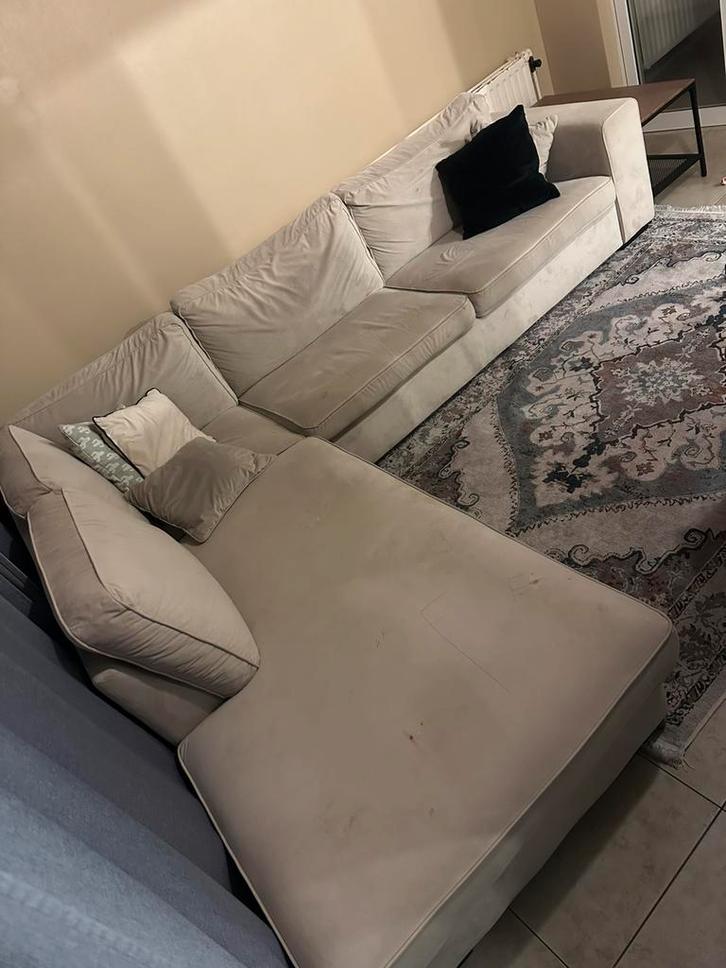 100e hoekbank, Huis en Inrichting, Zetels | Complete zithoeken, Gebruikt, Ophalen