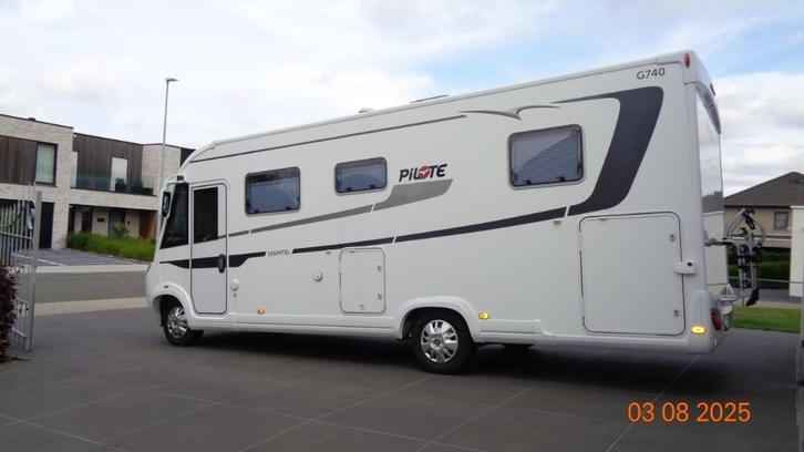 Pilote integraal:  19000 km !!, Caravans en Kamperen, Mobilhomes, Particulier, tot en met 4, Integraal, Pilote, Fiat, Diesel, Handgeschakeld