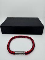 Bracelet Le Gramme x Orlebar Brown, Bijoux, Sacs & Beauté, Bracelets, Enlèvement, Comme neuf, Rouge, Argent