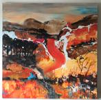 Schilderij Heidi Nuyts landschap, Ophalen of Verzenden