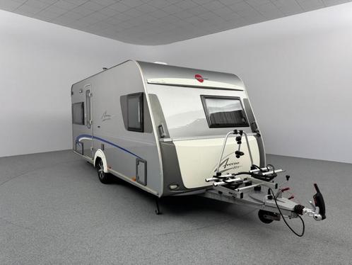 Burstner Averso fifty 460 TS Mover Voortent Fietsendrager, Caravans en Kamperen, Caravans, Rondzit, Bürstner, Lengtebed, 4 tot 5 meter