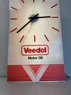 Oude Veedol reclame lichtbak / klok, Verzamelen, Ophalen of Verzenden, Gebruikt, Lichtbak of (neon) lamp