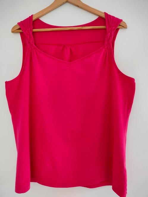 Grote Fusia Top met stretch. Large, Kleding | Dames, Topjes, Zo goed als nieuw, Ophalen of Verzenden
