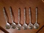 6 vintage italiaanse verzilverde thee/dessertlepels  (Kapell, Ophalen of Verzenden