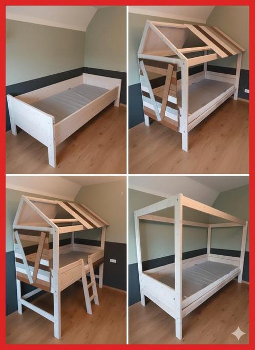 LifeTime Boomhutbed Hoogslaper - Normaal bed, life time, Kinderen en Baby's, Kinderkamer | Stapelbedden en Hoogslapers, Zo goed als nieuw
