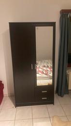 Armoire melaminé noir, Maison & Meubles, Armoires | Penderies & Garde-robes, Enlèvement, 50 à 75 cm, 100 à 150 cm, 150 à 200 cm