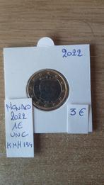 Monaco 1€ 2022 neuve unc, Ophalen of Verzenden, Monaco, 1 euro, Losse munt