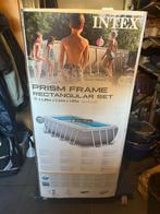 Zwembad intex rechthoekig 4,88x2,44x1,07, Tuin en Terras, Zwembaden, Ophalen, Gebruikt, 200 tot 300 cm, 80 tot 120 cm