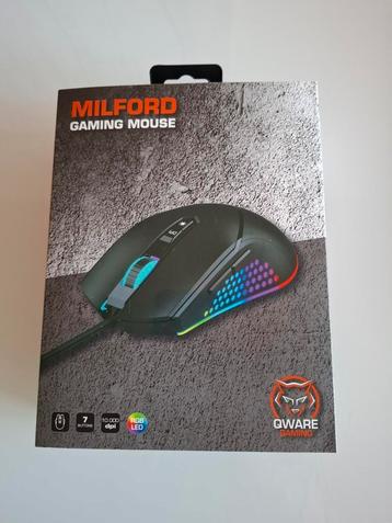 Nouvelle souris de jeu Qware Milford dans une boîte non ouve, Enlèvement ou Envoi, Neuf, Souris, Souris de gaming
