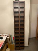 IKEA cd-rekje Gnedby (walnoot) - 2 stuks beschikbaar, Huis en Inrichting, Woonaccessoires | Cd- en Dvd-rekken, Ophalen, Gebruikt