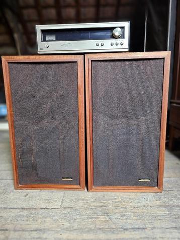 Realistische Optimus 5-luidsprekers + tuner, Audio, Tv en Foto, Ophalen, Gebruikt, Front, Rear of Stereo speakers, Overige merken