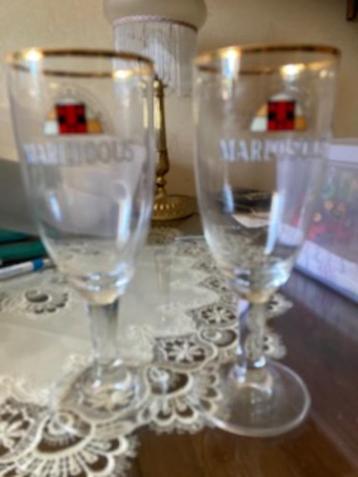 2 Glazen Maredsous beschikbaar voor biedingen