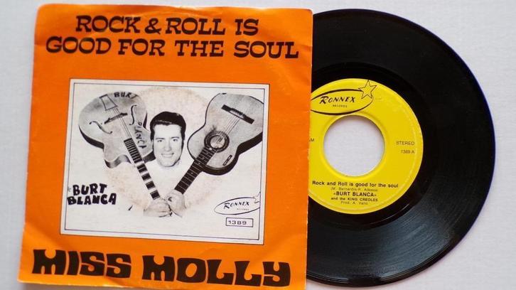BURT BLANCA - Rock & roll is good for the soul (45t), CD & DVD, Vinyles Singles, Comme neuf, Single, Rock et Metal, 7 pouces, Enlèvement ou Envoi