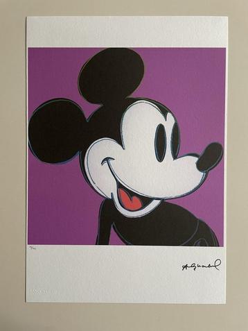 Andy Warhol – Mickey (Purple) *Zeldzaam*