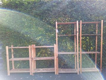 Houten stellingkastjes - Gratis af te halen, Enlèvement, Utilisé
