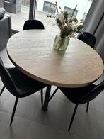 Ronde tafel met 4 stoelen, Huis en Inrichting, Ophalen