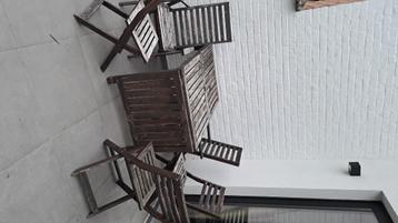 Meubles de jardin IKEA à donner, Jardin & Terrasse, Ensembles de jardin, Chaise, Enlèvement, Utilisé, Bois