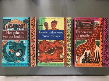 Boeken set 3 stuks - auteur Alexander McCall Smith - NIEUW 