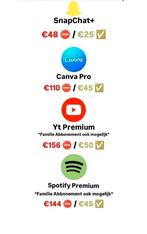 Spotify, YouTube en Meer Goedkoop, Ophalen of Verzenden