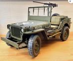 Willy's jeep WOII - schaal 1:6 met toebehoren., Ophalen of Verzenden, Landmacht, Miniatuur of Beeldje