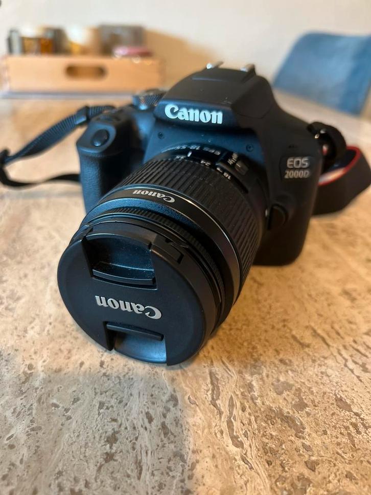 Canon camera - EOS 2000D, Audio, Tv en Foto, Fotocamera's Digitaal, Zo goed als nieuw, Canon, Ophalen