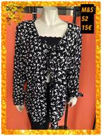 Blouse dames 52. M&S, Vêtements | Femmes, Grandes tailles, M&S mode, Enlèvement ou Envoi, Comme neuf, Chemisier ou Tunique