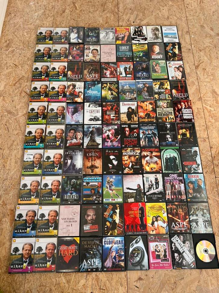 90 dvd’s, Cd's en Dvd's, Dvd's | Overige Dvd's, Zo goed als nieuw, Ophalen of Verzenden