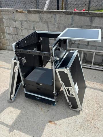 Road ready PA flight-case, Enlèvement, Comme neuf, Audio