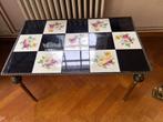 Vintage tegeltafeltje, Overige materialen, Gebruikt, 75 cm of meer, Rechthoekig