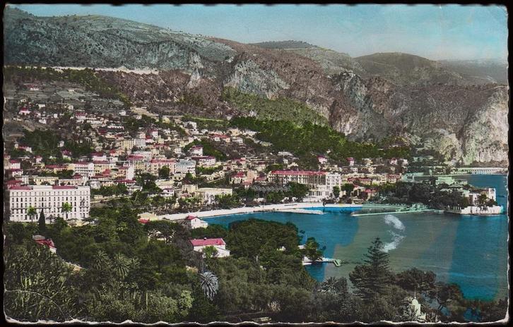 1955 - FRANCIA - Beaulieu-Sur-Mer : La ville, Collections, Cartes postales | Étranger, Affranchie, France, 1940 à 1960, Envoi