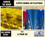 Flûtes Kidibul en plastique - 6 pour 2€, Ophalen, Gebruikt, Overige stijlen, Overige materialen