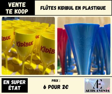 Flûtes Kidibul en plastique - 6 pour 2€ beschikbaar voor biedingen