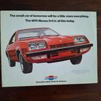 Chevrolet MONZA 1975 2 +2    1974, Ophalen of Verzenden, Gelezen, Chevrolet