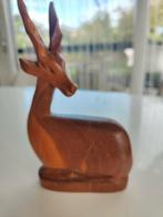 vol houten antilope Afrika, Antiek en Kunst, Ophalen of Verzenden