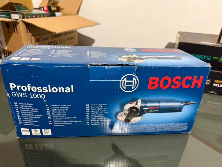 Meuleuse d'angle Bosch Professional GWS 1000 - Nouveau, Bricolage & Construction, Outillage | Meuleuses, Neuf, Meuleuse d'angle