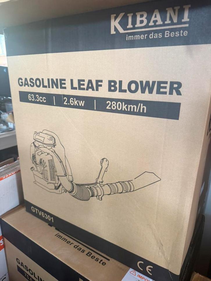 KIBANI BLADBLAZER BENZINE 63.3 CC / 3.6 PK, Tuin en Terras, Bladblazers, Nieuw, Ophalen of Verzenden