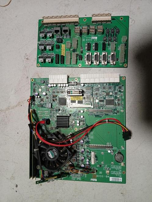 DD Tab motherboards  MB-SG48 + vidoekaart, Verzamelen, Automaten | Overige, Gebruikt, Ophalen of Verzenden