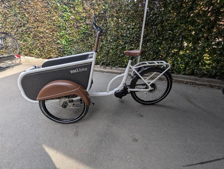 Soci-Bike elektrische bakfiets, Fietsen en Brommers, Fietsen | Bakfietsen, Zo goed als nieuw, Overige merken, 2 kinderen, Elektrisch