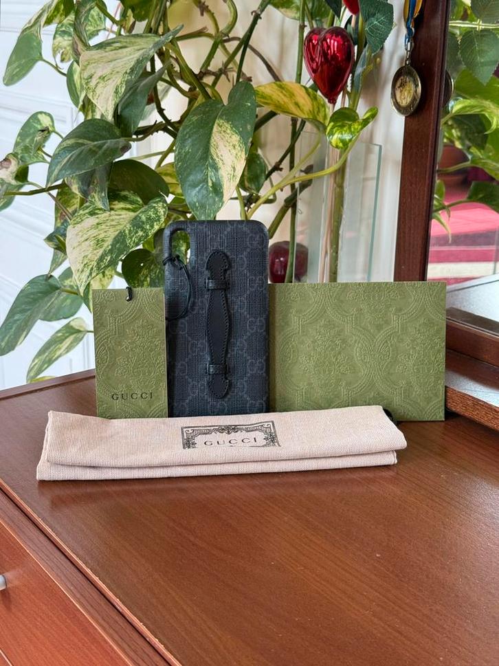 Gucci - Hoesje - iPhone XS Max - GG, Telecommunicatie, Mobiele telefoons | Hoesjes en Screenprotectors | Apple iPhone, Nieuw, Frontje of Cover