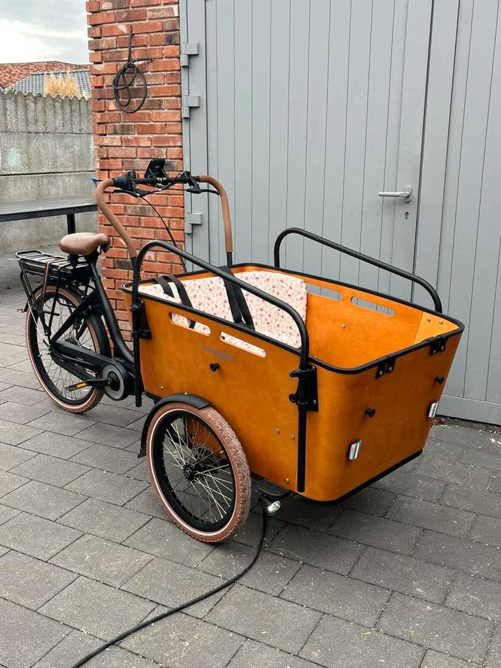 Bakfiets Vogue Carry 3 (weinig km,veel opties), Fietsen en Brommers, Fietsen | Bakfietsen, Zo goed als nieuw, Ophalen