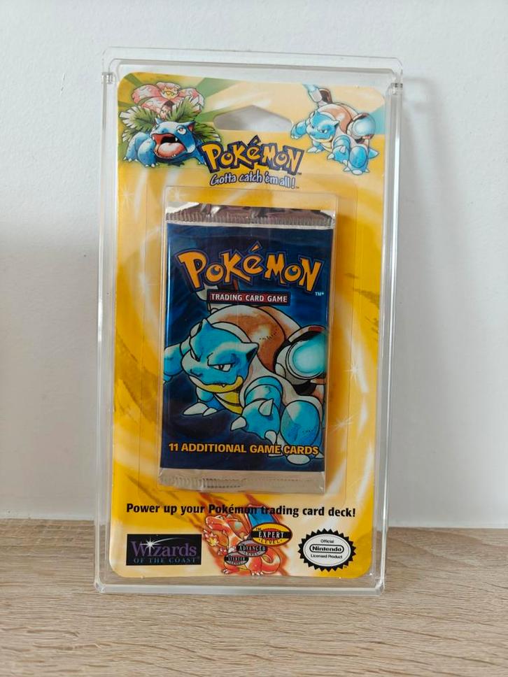 Pokémon base Blastoise blister WOTC, Hobby en Vrije tijd, Verzamelkaartspellen | Pokémon, Nieuw, Boosterbox, Foil, Ophalen of Verzenden