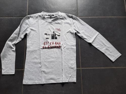 grijs longsleeve, Kinderen en Baby's, Kinderkleding | Maat 164, Gebruikt, Jongen, Shirt of Longsleeve, Ophalen of Verzenden